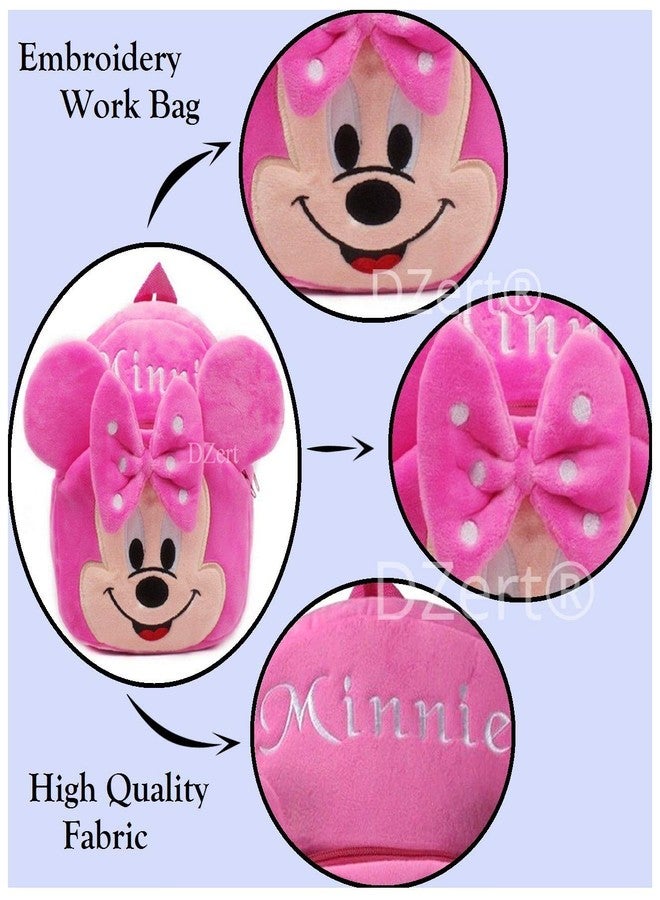 دزرت حقيبة ظهر مدرسية للأطفال من ديزيرت، مصنوعة من القطيفة الناعمة، بتصميم كرتوني للأولاد والبنات والأطفال (من سنتين إلى خمس سنوات) - Image 3